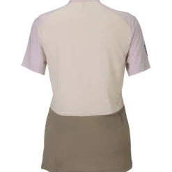 SCOTT Vertic Zip T-shirt met korte mouwen voor dames - bliss pink/cotton white