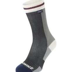 SealSkinz Billockby Waterdichte, halflange Fietssokken - Zwart