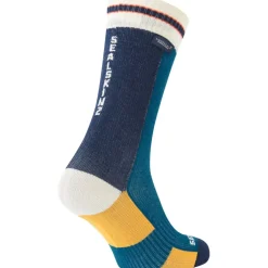 SealSkinz Billockby Waterdichte, halflange Fietssokken - Blauw