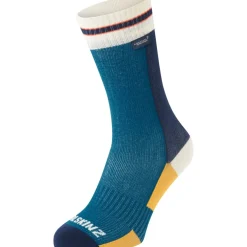 SealSkinz Billockby Waterdichte, halflange Fietssokken - Blauw
