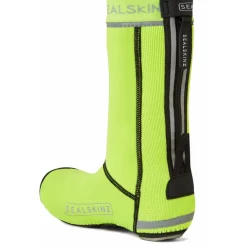 SealSkinz Caston Fietsoverschoenen All Weather met Open Zool - Neon Yellow