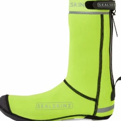 SealSkinz Hempton Fietsoverschoenen All Weather met Gesloten Zool - Neon Yellow