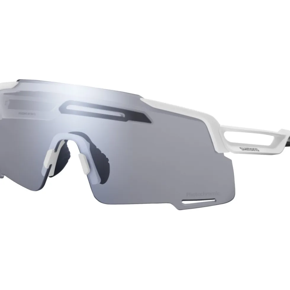 Shimano Equinox 5 Fietsbril - Matte White - Photochromic