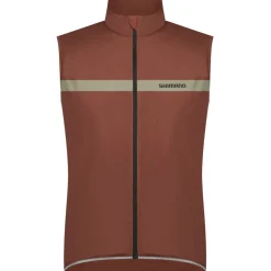 Shimano Evolve Insulated Wind Fietsvest Heren - mirror brown