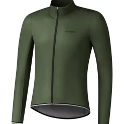 Shimano Evolve No Season Wind Breaker Fietsshirt Heren - dark earth
