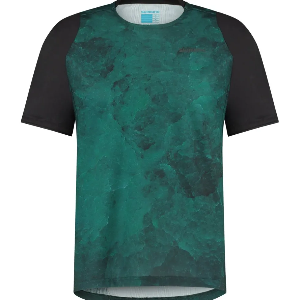 Shimano Foresta MTB Fietsshirt Heren - metallic green