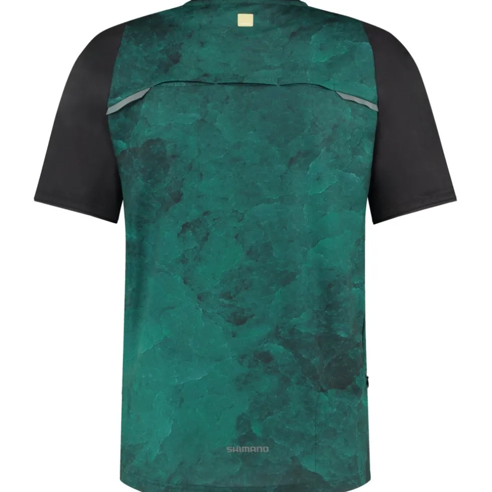 Shimano Foresta MTB Fietsshirt Heren - metallic green