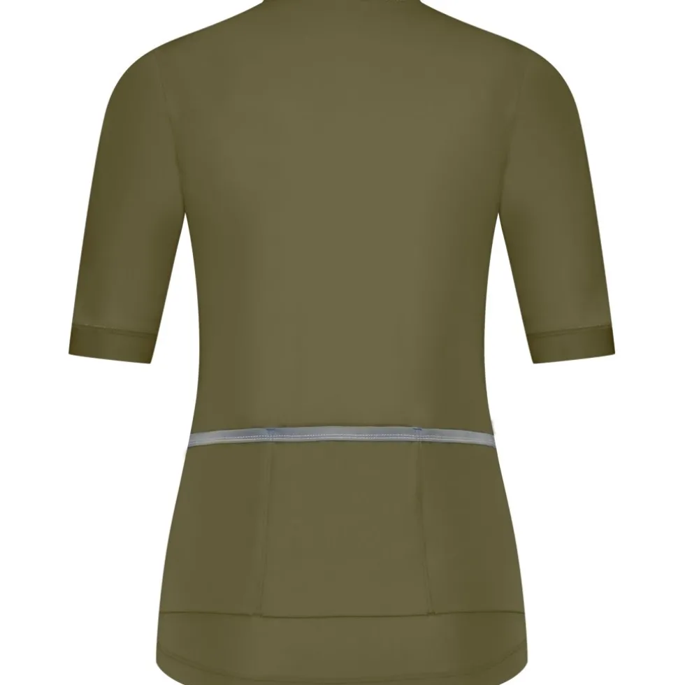 Shimano Futuro Fietsshirt Dames - dark earth