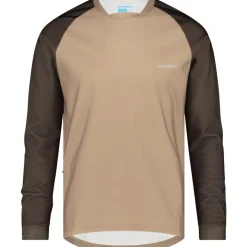 Shimano Myoko Warm MTB Fietsshirt met lange mouwen Heren - bronze