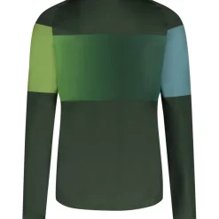 Shimano Myoko Warm MTB Fietsshirt met lange mouwen Heren - Printed - moss green
