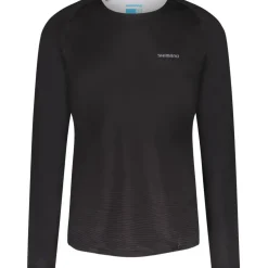 Shimano Myoko Warm MTB Fietsshirt met lange mouwen Heren - Printed - black/gray line
