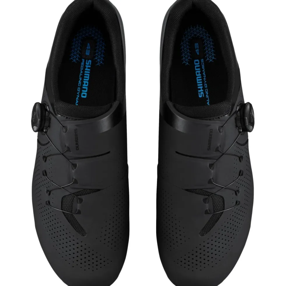 Shimano SH-RC302 Racefietsschoenen Heren - Wide - Zwart