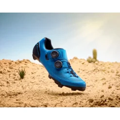 Shimano S-Phyre SH-RX910 Gravel Schoenen Heren - Wide - Blauw