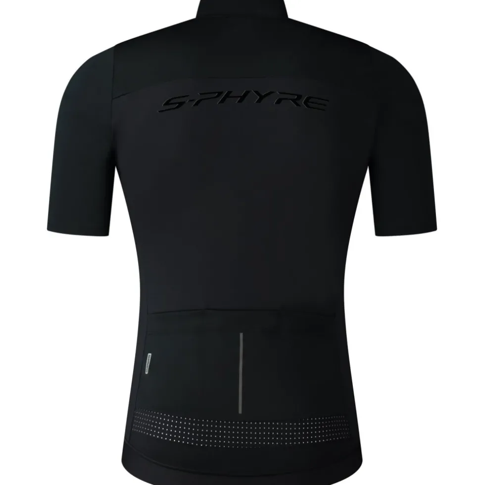 Shimano S-Phyre Wind Fietsjas met korte mouwen Heren - zwart