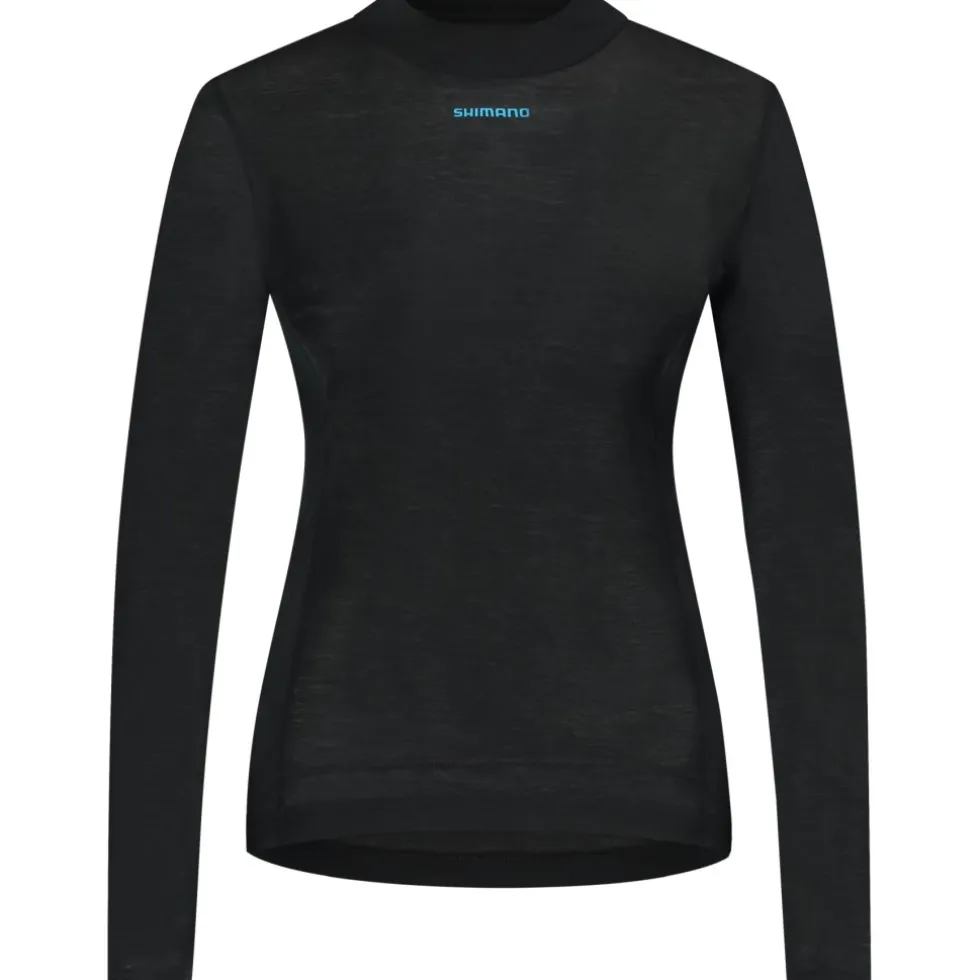 Shimano Vertex Prima Onderhemd met lange Mouwen Dames - zwart