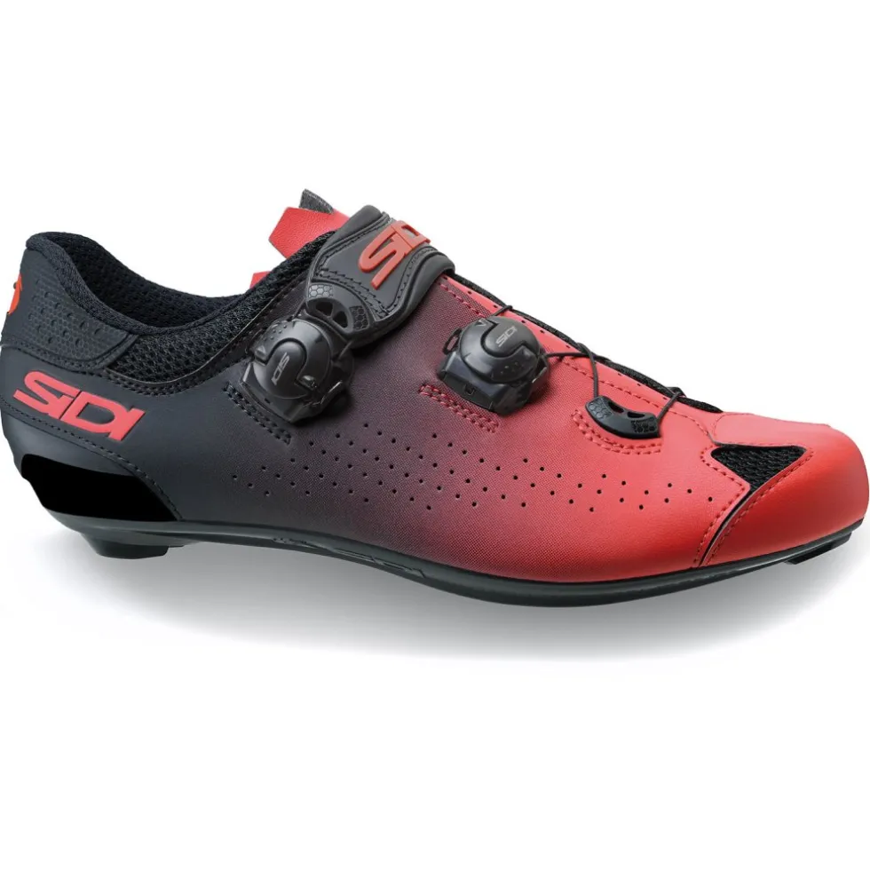 Sidi Genius 10 Racefietsschoenen Heren - Rood/Zwart