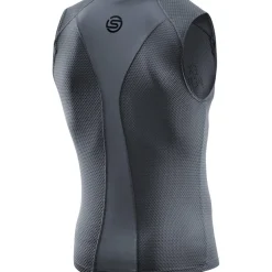 SKINS CYCLE Baselayer zonder Mouwen Heren - Charcoal