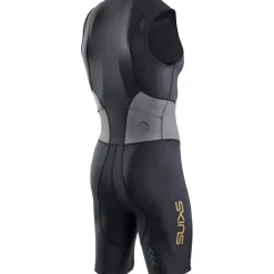 SKINS TRI Brand Skinsuit zonder Mouwen Heren - Black/Carbon