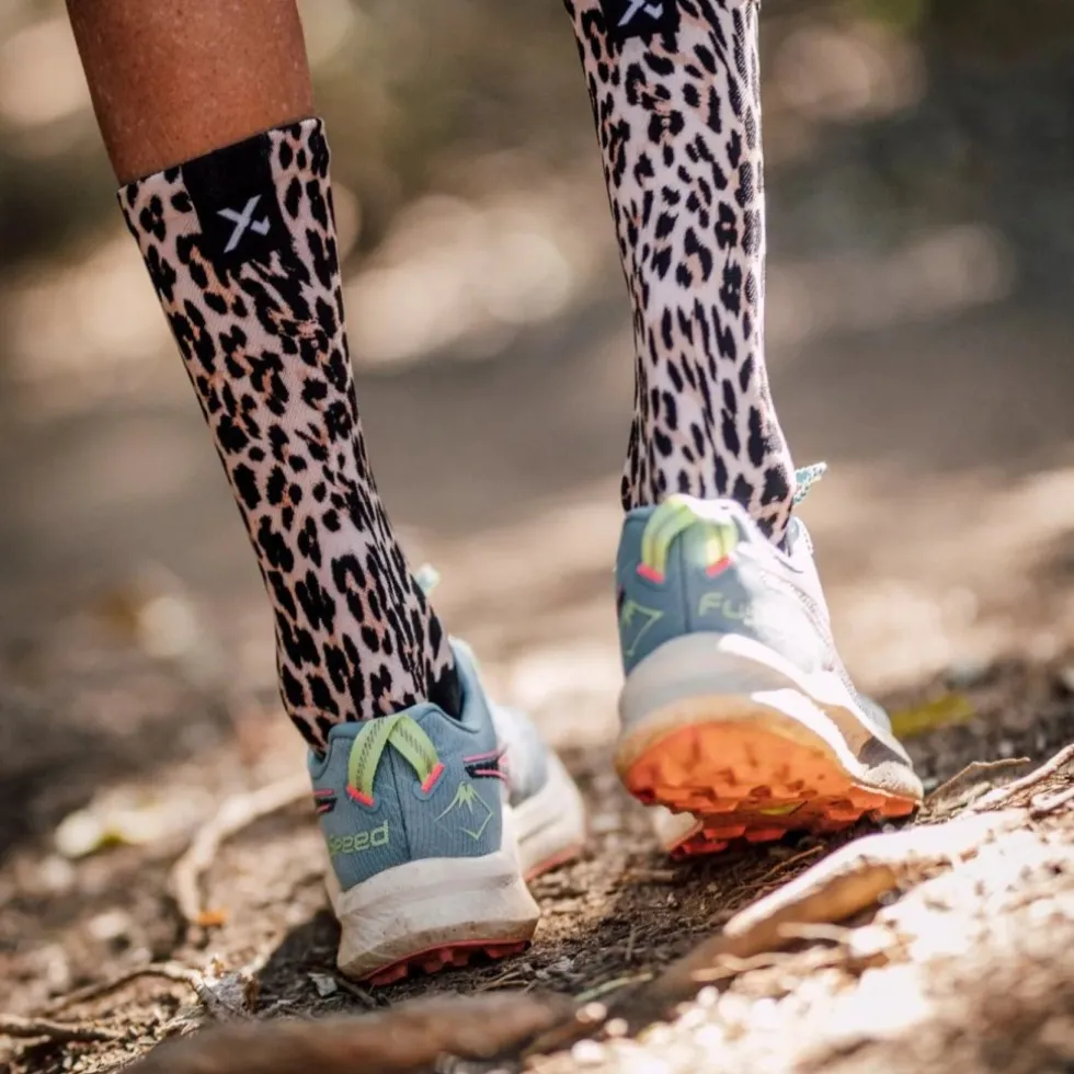 Sox Footwear Bright & Funky Sokken - golden leopard