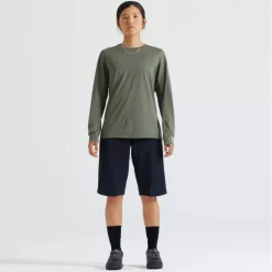 Specialized Gravity Training Fietsshirt met Lange Mouwen Dames - oak green