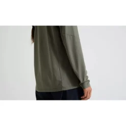 Specialized Gravity Training Fietsshirt met Lange Mouwen Dames - oak green