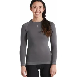 Specialized Seamless Baselayer Shirt met lange mouwen Dames - grijs
