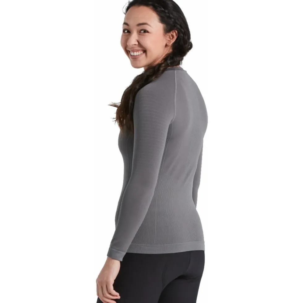 Specialized Seamless Baselayer Shirt met lange mouwen Dames - grijs