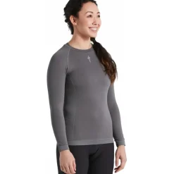 Specialized Seamless Baselayer Shirt met lange mouwen Dames - grijs