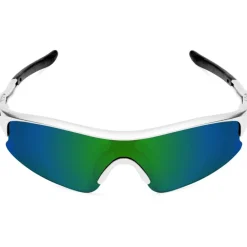 Spiuk Frisbee Bril Kinder - White/Black - Mirror Green