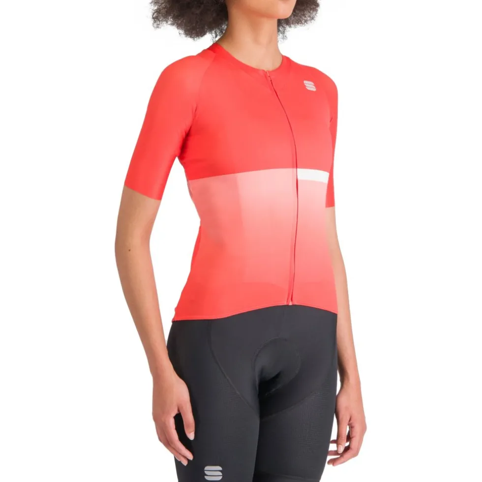 Sportful Bomber Shirt Dames - 117 Pompelmo White