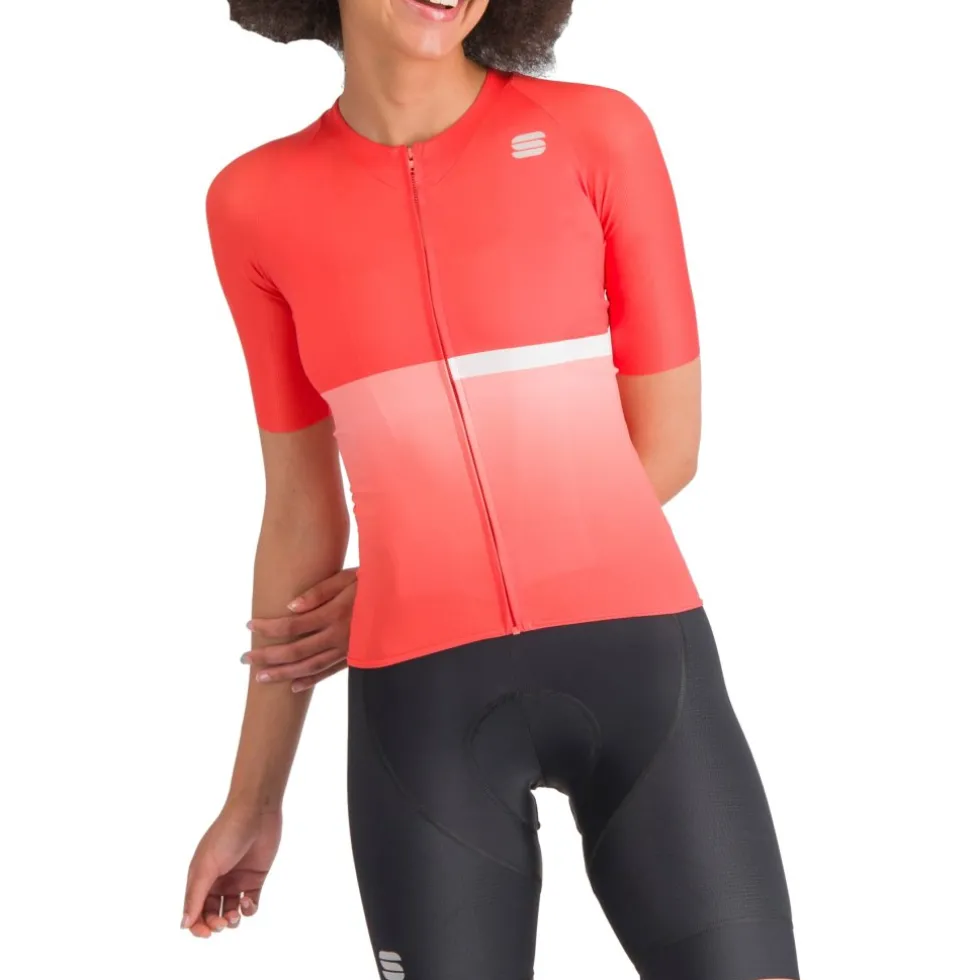 Sportful Bomber Shirt Dames - 117 Pompelmo White