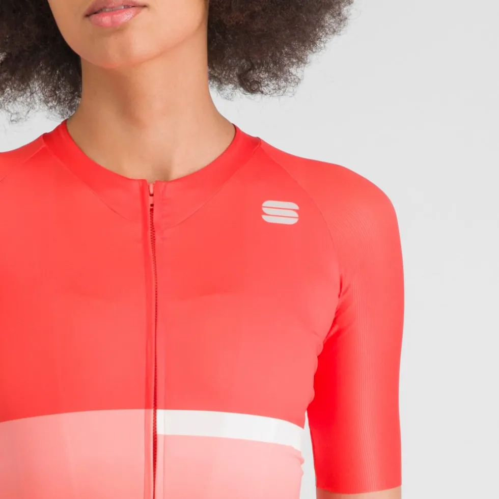 Sportful Bomber Shirt Dames - 117 Pompelmo White