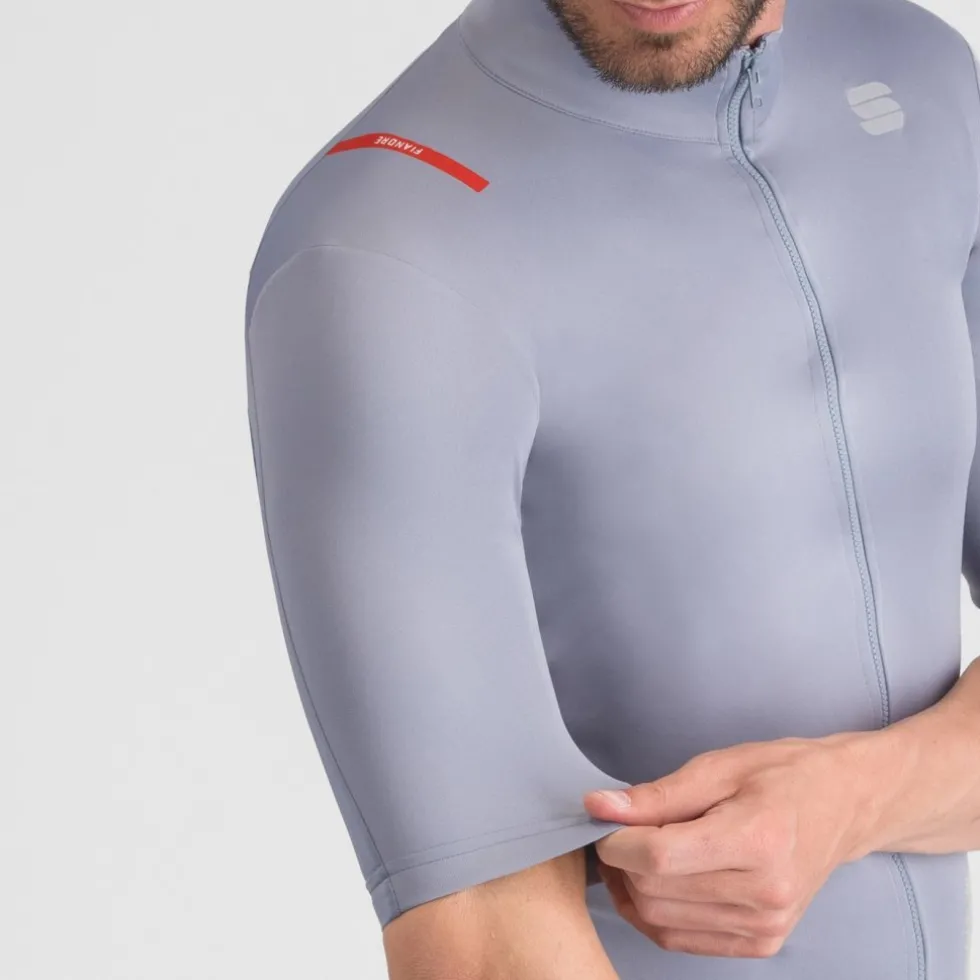 Sportful Fiandre Light Jas met Korte Mouwen Heren - 250 Granite Gray