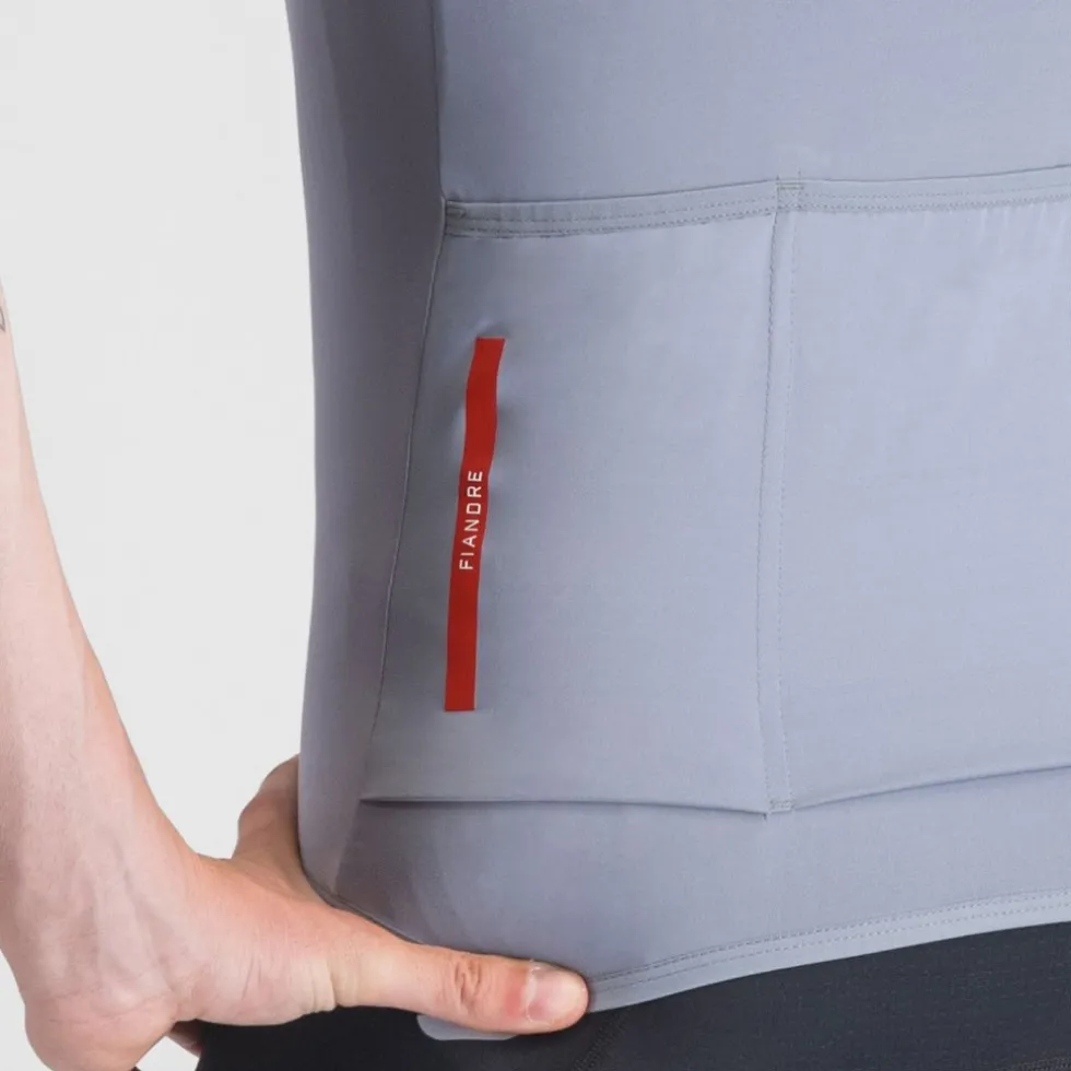 Sportful Fiandre Light Jas met Korte Mouwen Heren - 250 Granite Gray
