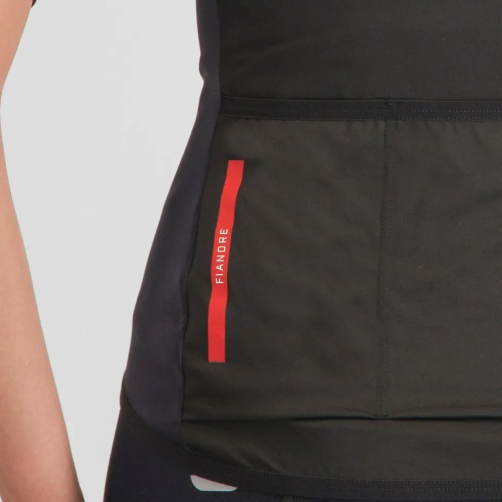 Sportful Fiandre Light Jas met Korte Mouwen Dames - 002 Zwart