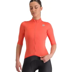 Sportful Fiandre Light Jas met Korte Mouwen Dames - 117 Pompelmo