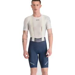 Sportful Hyperepic Shorts met bandjes voor heren - 456 Galaxy Blue