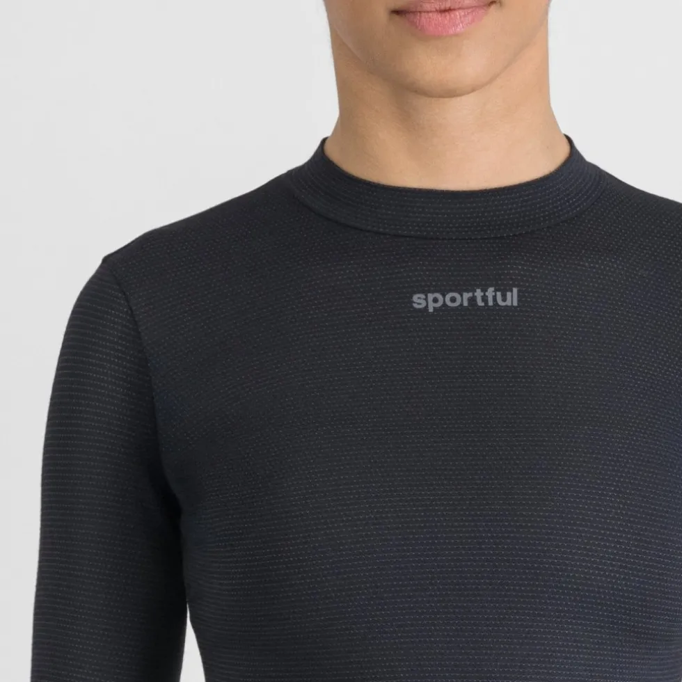 Sportful Merino Layer Onderhemd met lange mouwen Dames - 002 Zwart