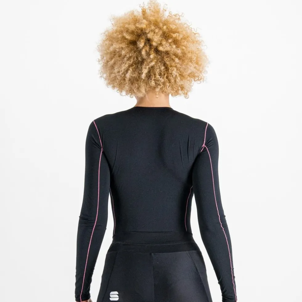 Sportful Midweight Hemd met Lange Mouwen Dames - 002 Zwart