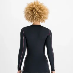 Sportful Midweight Hemd met Lange Mouwen Dames - 002 Zwart