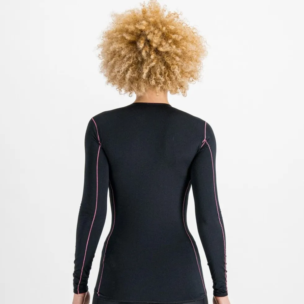 Sportful Midweight Hemd met Lange Mouwen Dames - 002 Zwart