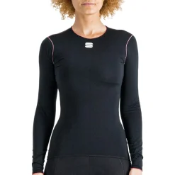 Sportful Midweight Hemd met Lange Mouwen Dames - 002 Zwart