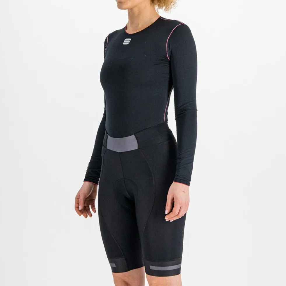 Sportful Midweight Hemd met Lange Mouwen Dames - 002 Zwart