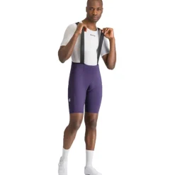 Sportful SRK Fietsshorts met Bretels Heren - 527 Galactic Purple