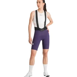 Sportful SRK Fietsshorts met Bretels Dames - 527 Galactic Purple