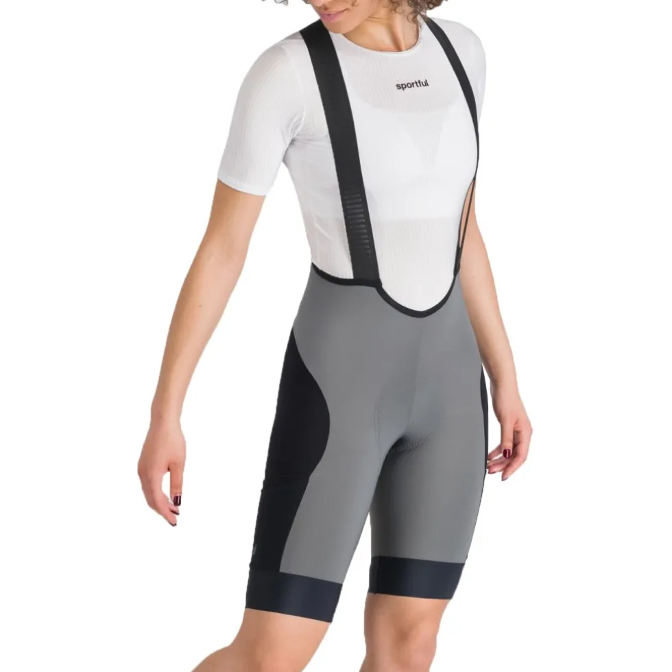 Sportful Supergiara 2 Fietsshorts met Bretels Dames - 125 Gun Metal / Black