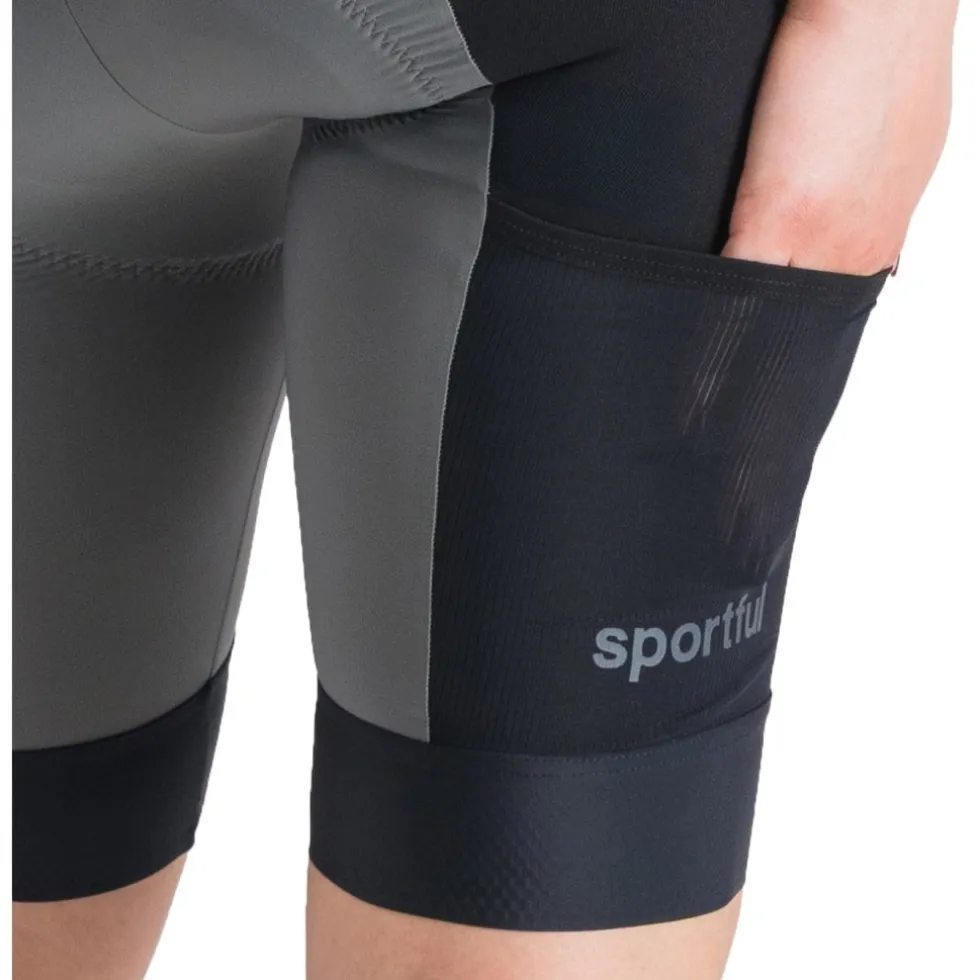 Sportful Supergiara 2 Fietsshorts met Bretels Dames - 125 Gun Metal / Black