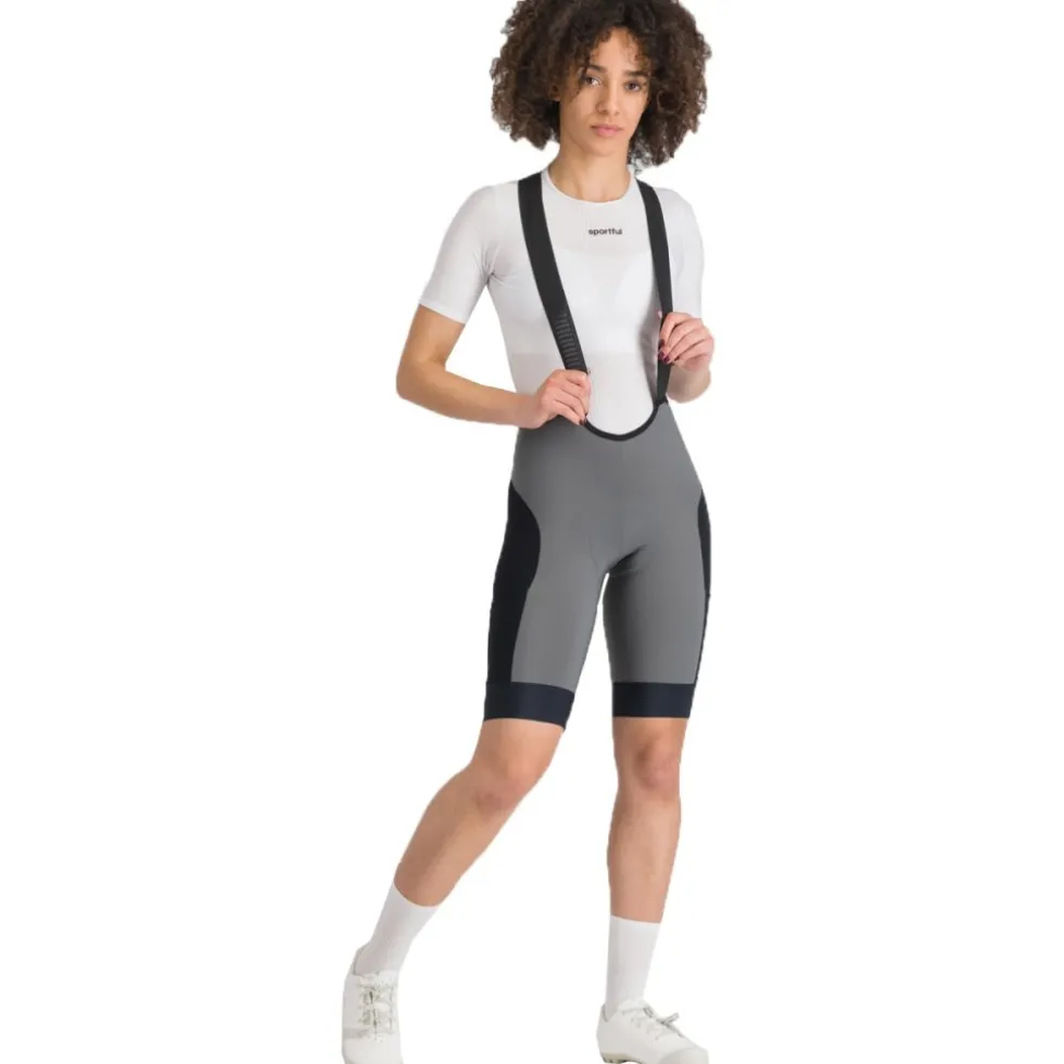 Sportful Supergiara 2 Fietsshorts met Bretels Dames - 125 Gun Metal / Black