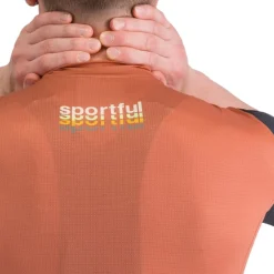 Sportful Supergiara 2 Logo Korte mouwen shirt heren - 607 Sienna Glow