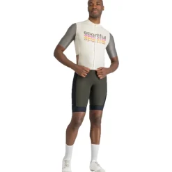 Sportful Supergiara 2 Logo Korte mouwen shirt heren - 105 Cream